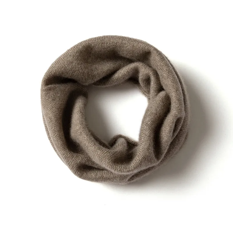 100% pure cashmere Neck Gaiter Warmer Soft Warm Scarf