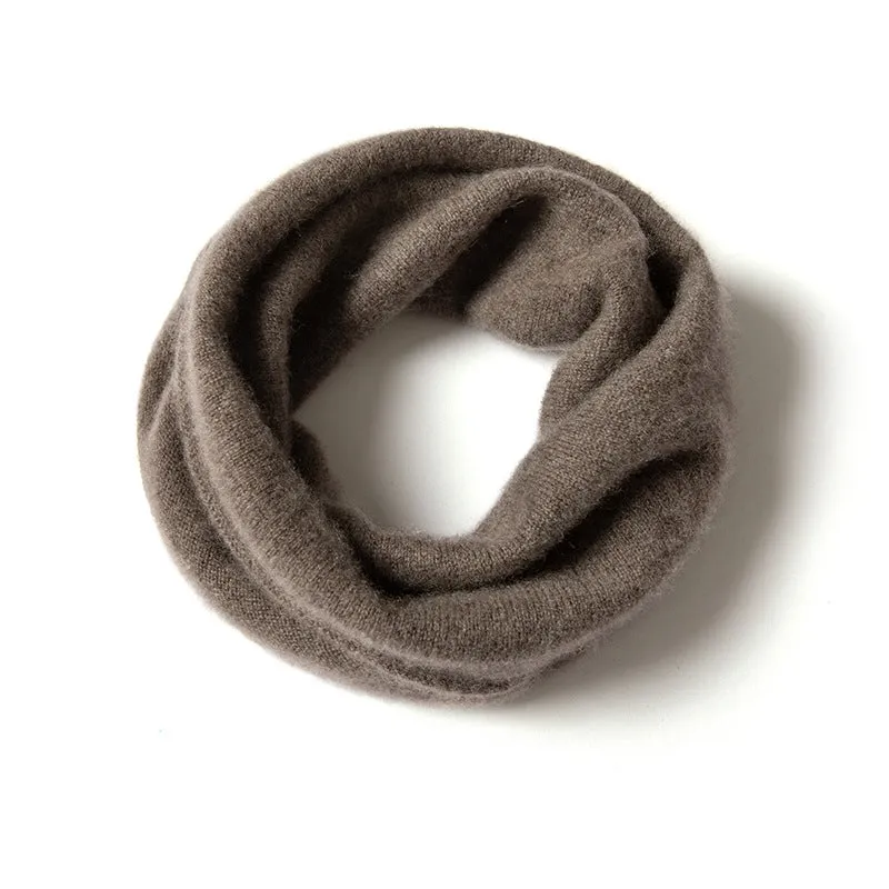 100% pure cashmere Neck Gaiter Warmer Soft Warm Scarf
