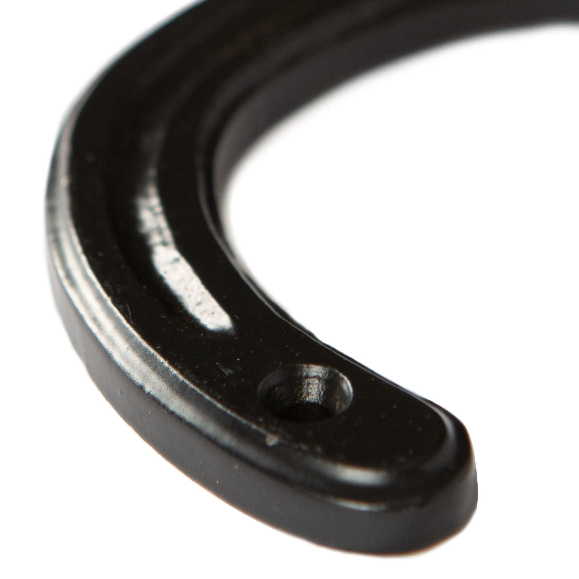 100mm x 110mm Horse Shoe Double Coat Hook - By Hammer & Tongs