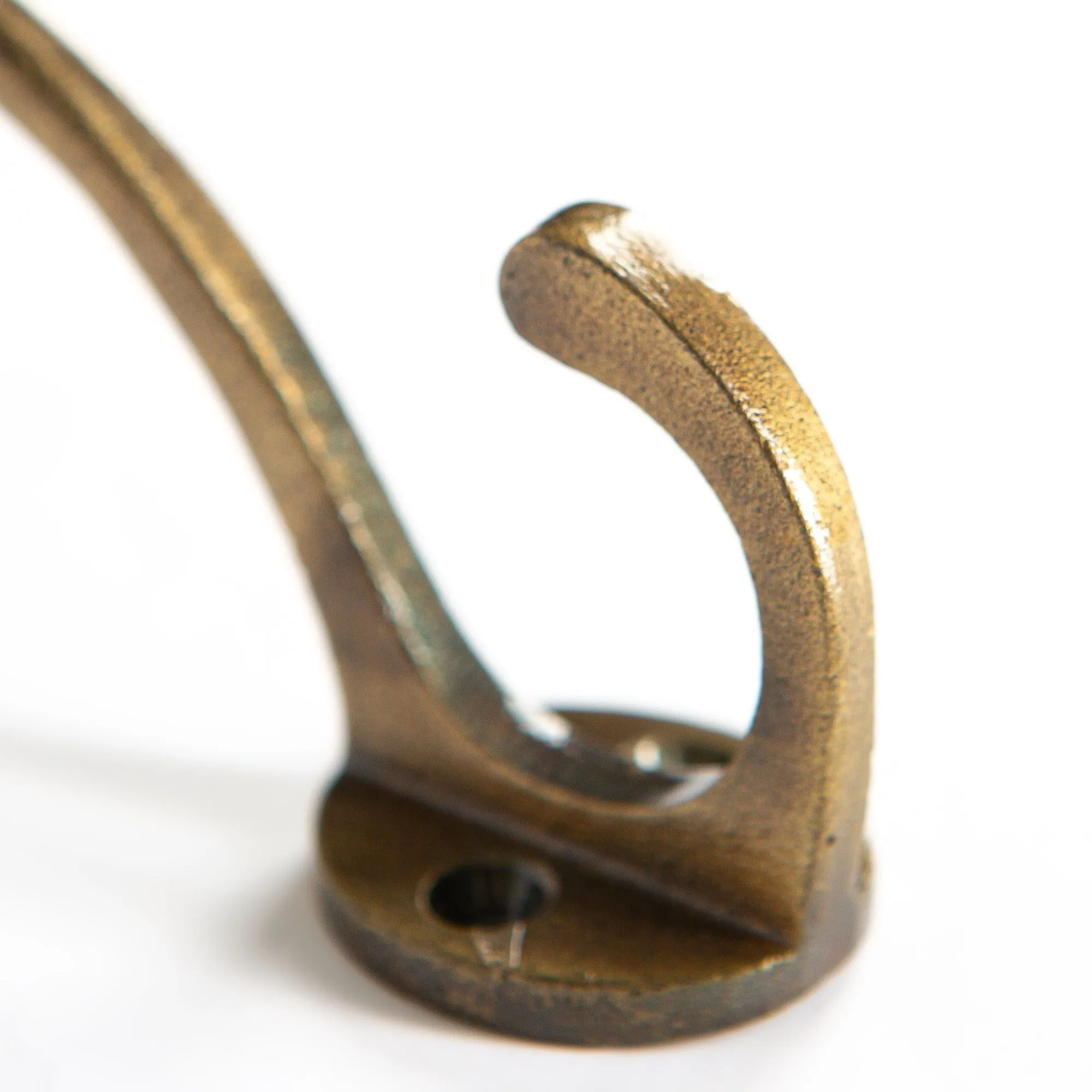 25mm x 80mm Hat & Coat Hook - By Hammer & Tongs