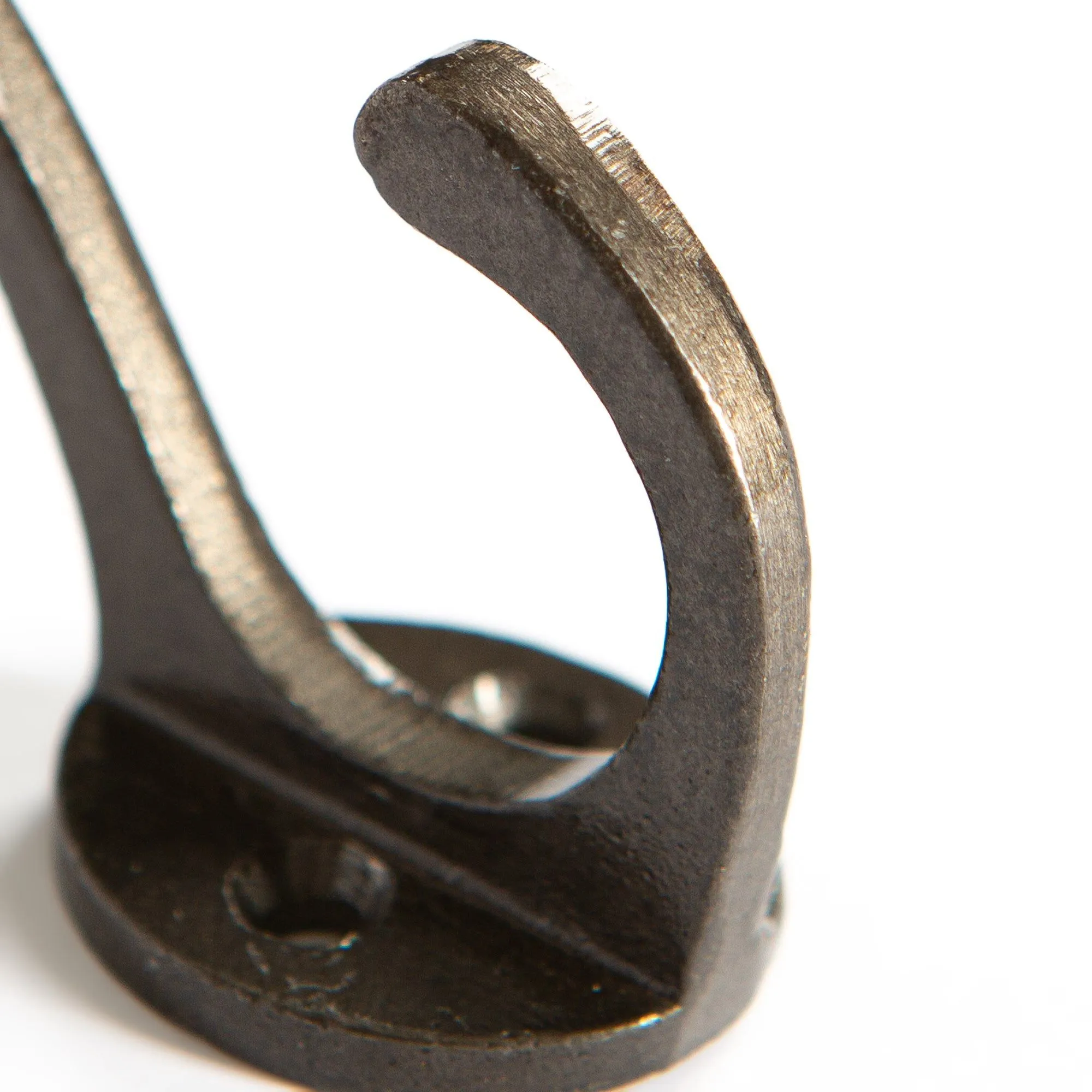 25mm x 80mm Hat & Coat Hook - By Hammer & Tongs