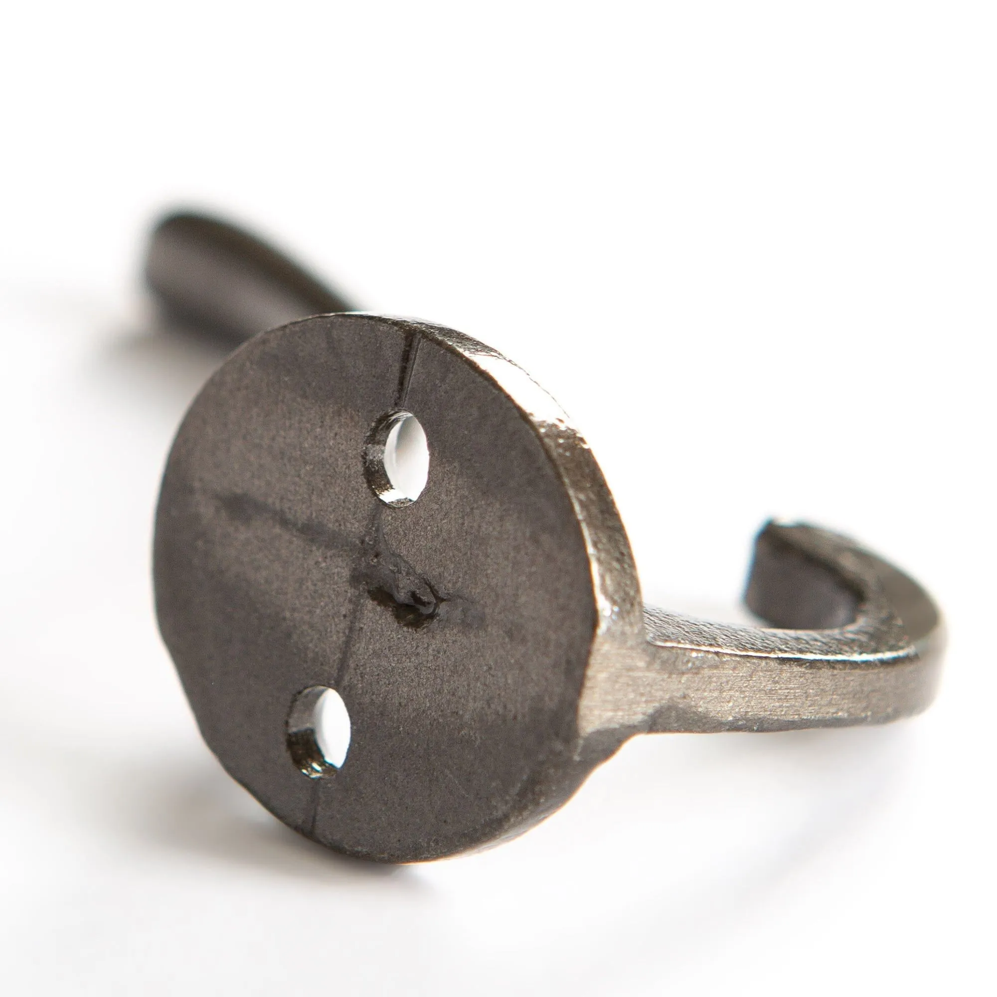 25mm x 80mm Hat & Coat Hook - By Hammer & Tongs
