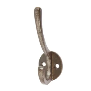 25mm x 80mm Hat & Coat Hook - By Hammer & Tongs