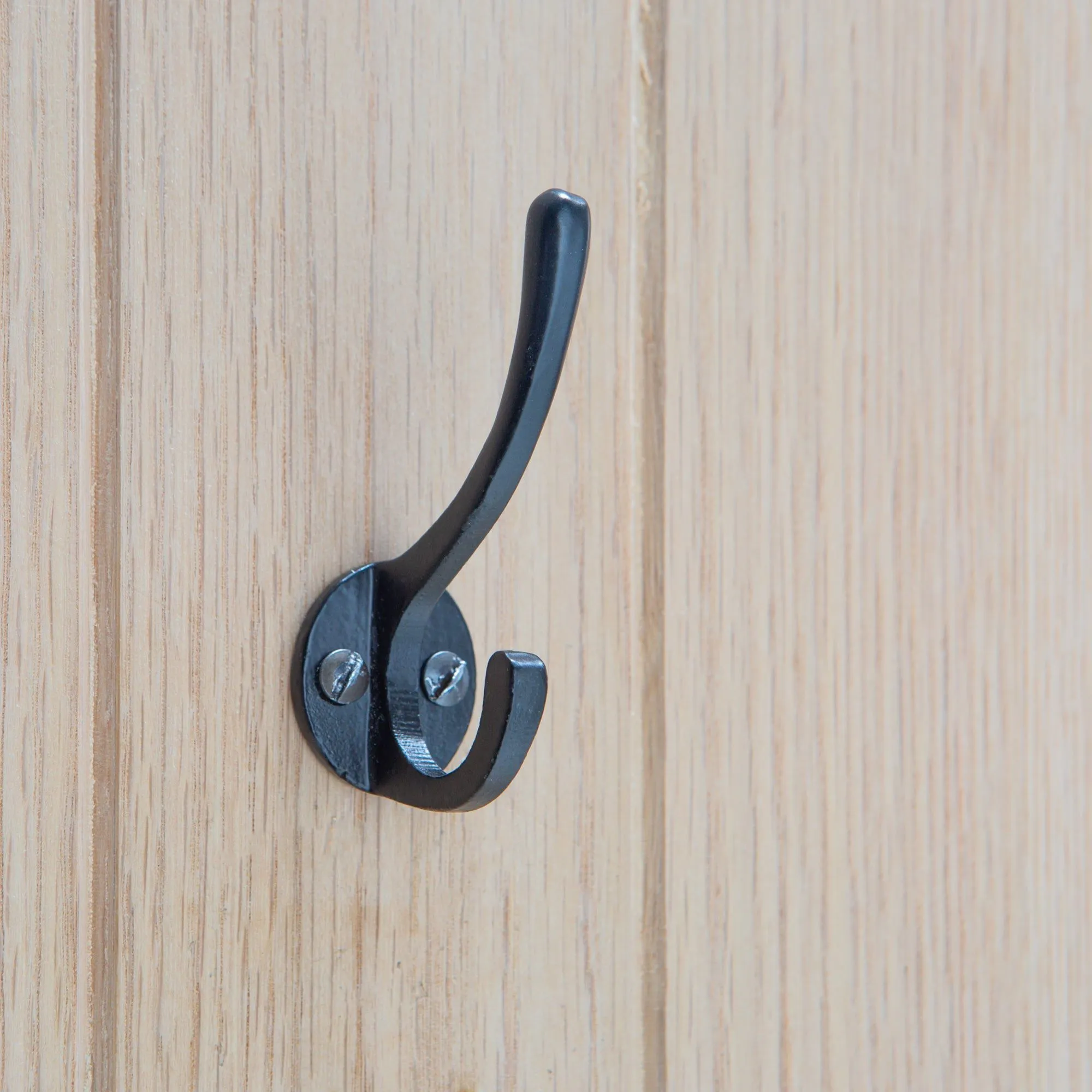 25mm x 80mm Hat & Coat Hook - By Hammer & Tongs