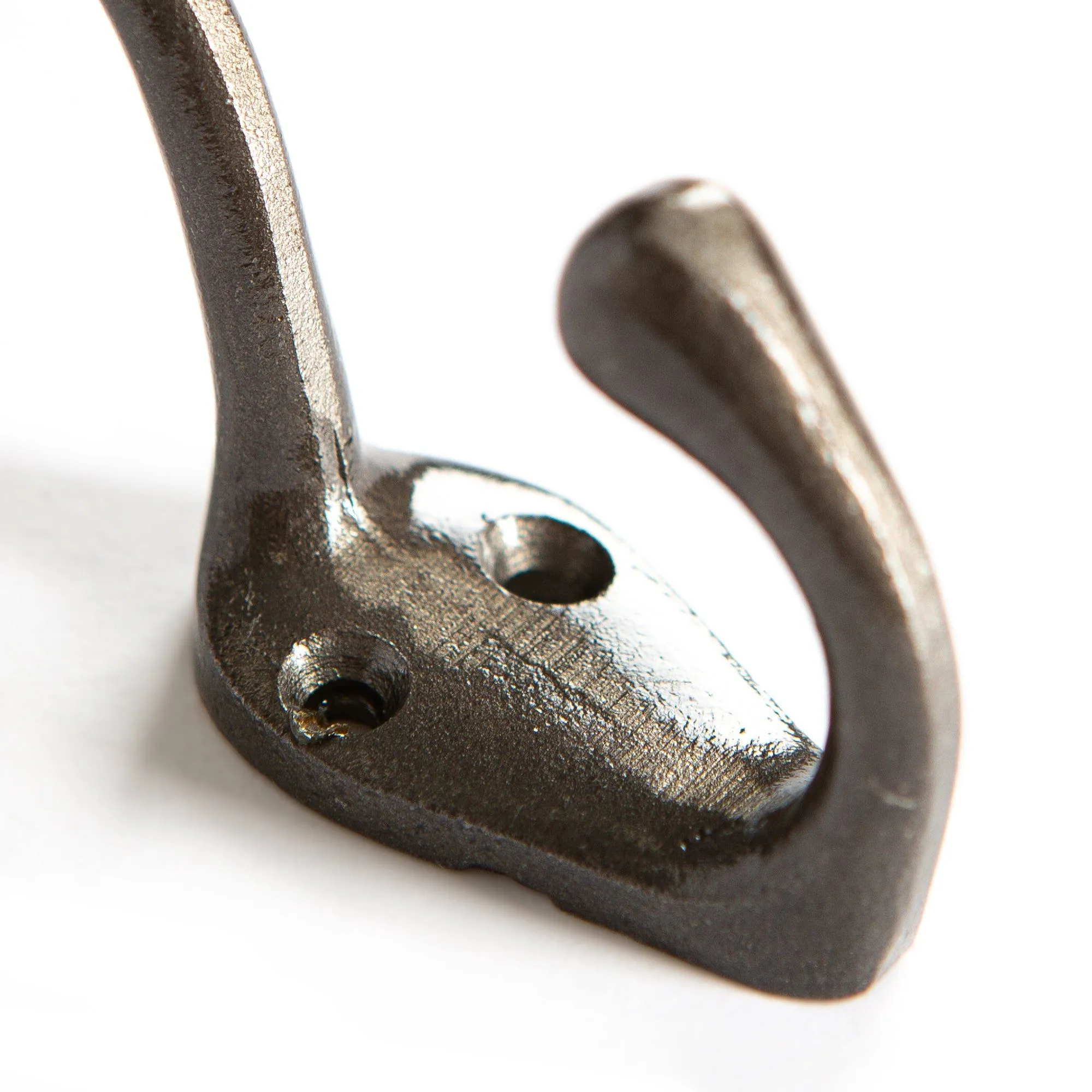 25mm x 80mm Narrow Hat & Coat Hook - By Hammer & Tongs