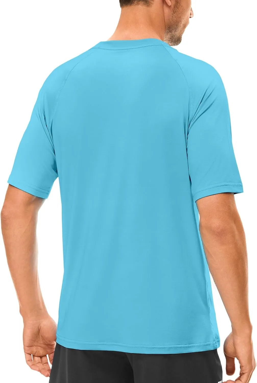 2Pack Rash Guard for Men Short Sleeve UPF50  UV Swim Shirts Dry Fit Beach Water Activewear Athletic Sports Mens Clothing