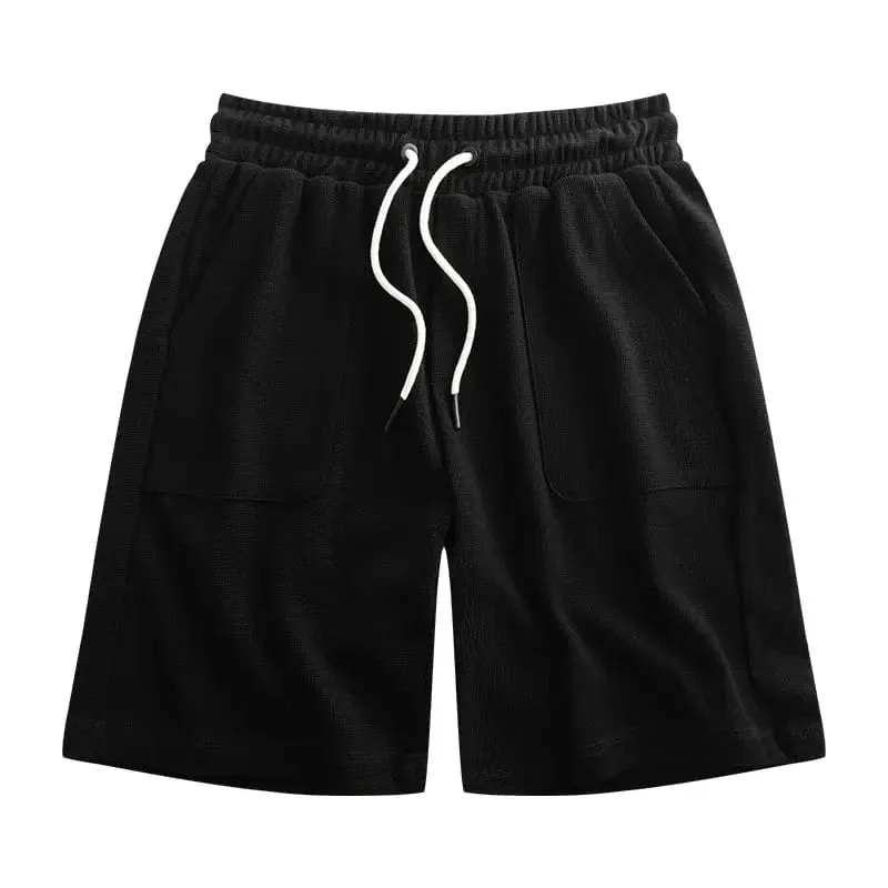 300gsm Heavyweight Casual Loose Waffle Shorts