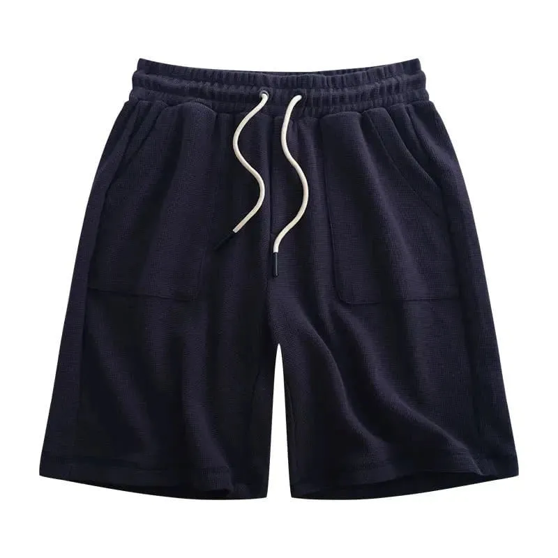 300gsm Heavyweight Casual Loose Waffle Shorts