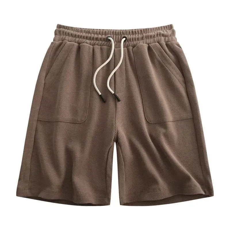 300gsm Heavyweight Casual Loose Waffle Shorts