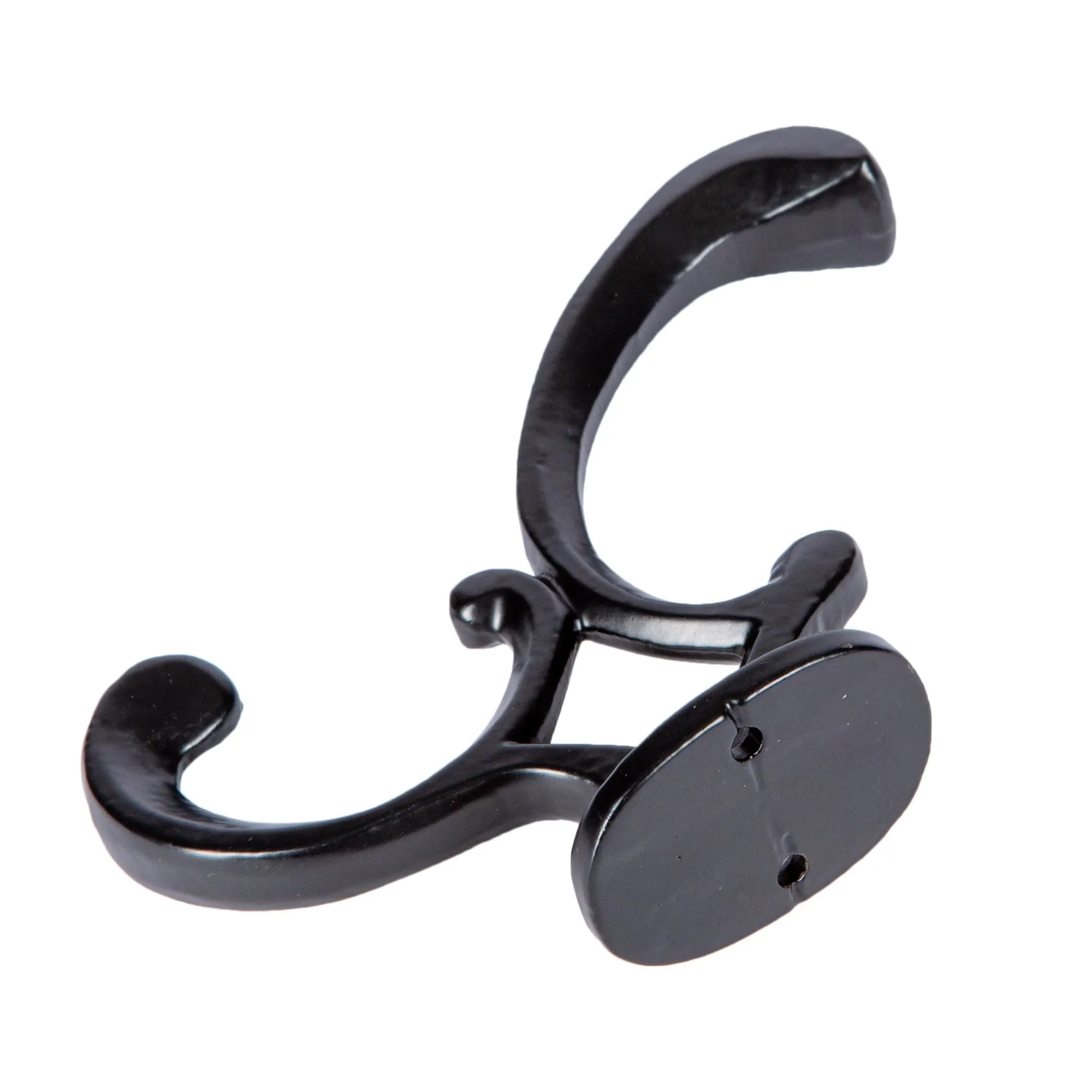 30mm x 130mm Ornamental Hat & Coat Hook - By Hammer & Tongs