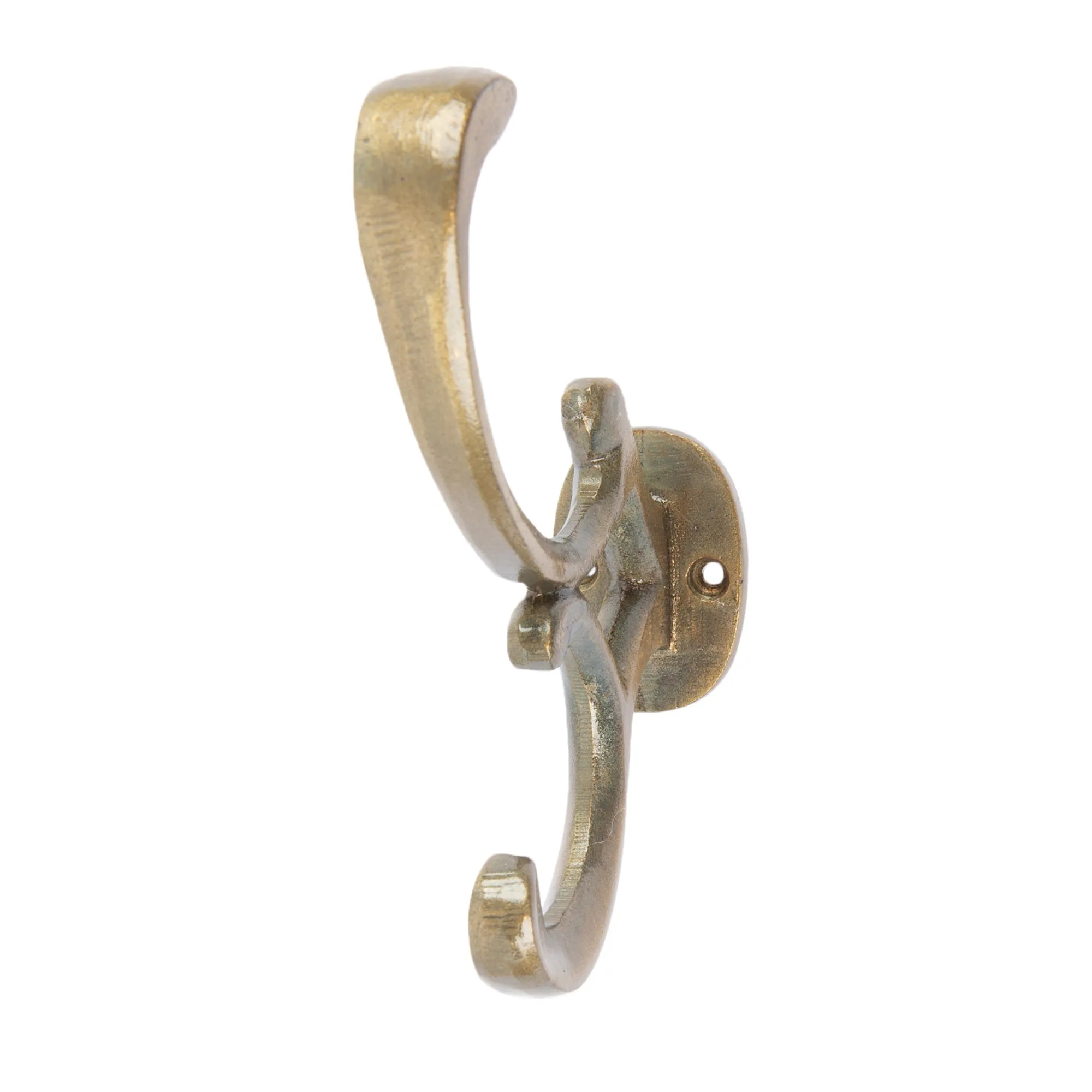 30mm x 130mm Ornamental Hat & Coat Hook - By Hammer & Tongs