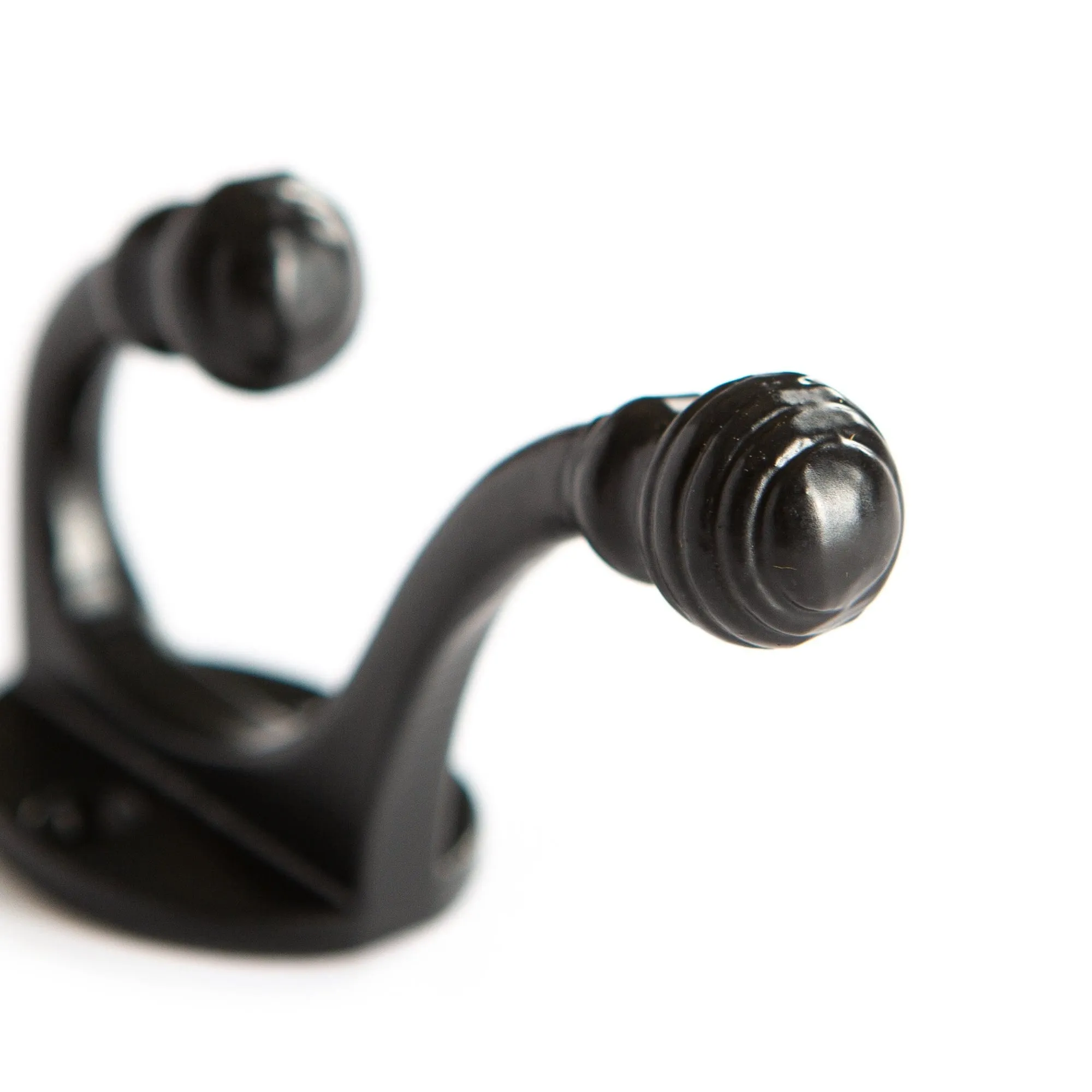 30mm x 95mm Ball End Hat & Coat Hook - By Hammer & Tongs