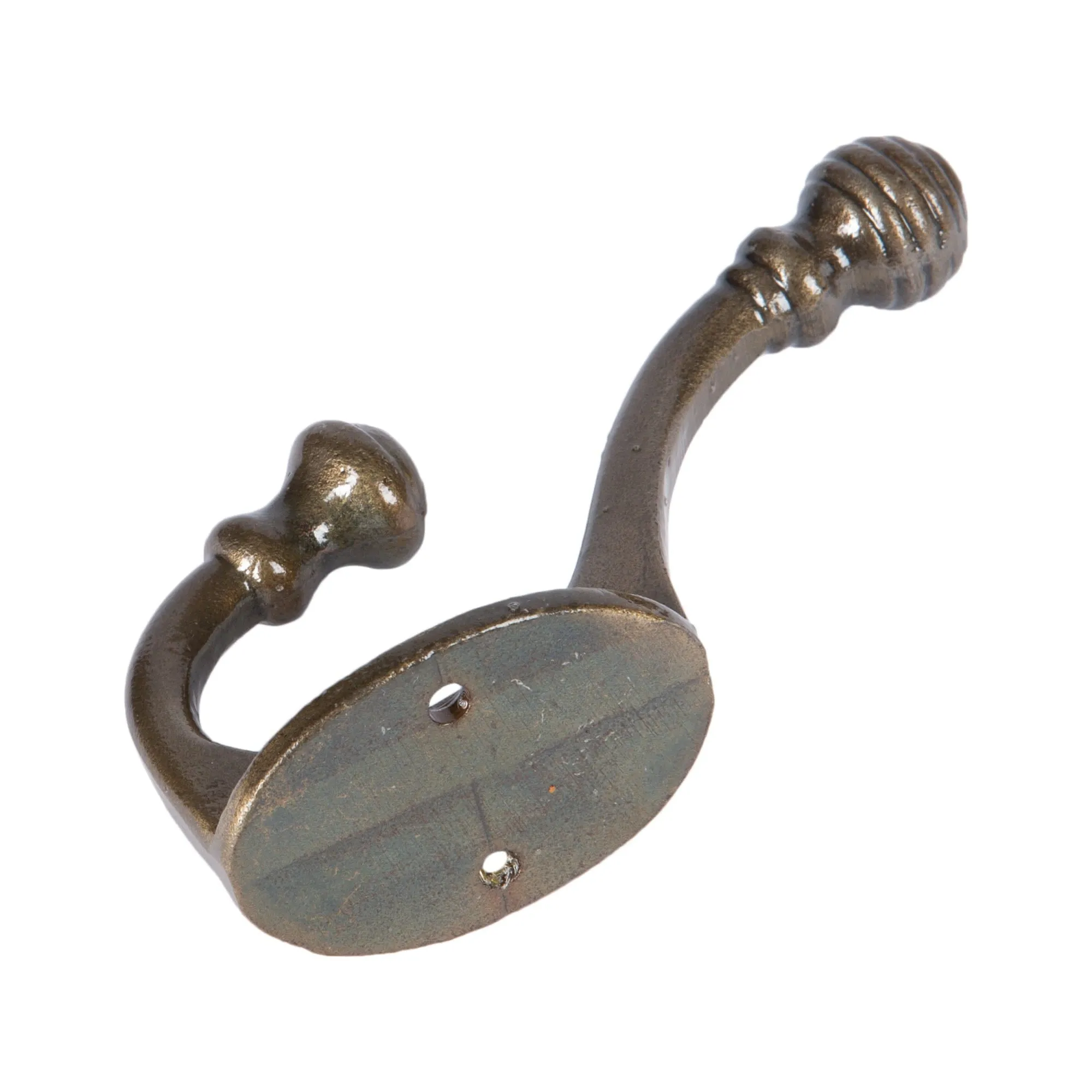 30mm x 95mm Ball End Hat & Coat Hook - By Hammer & Tongs