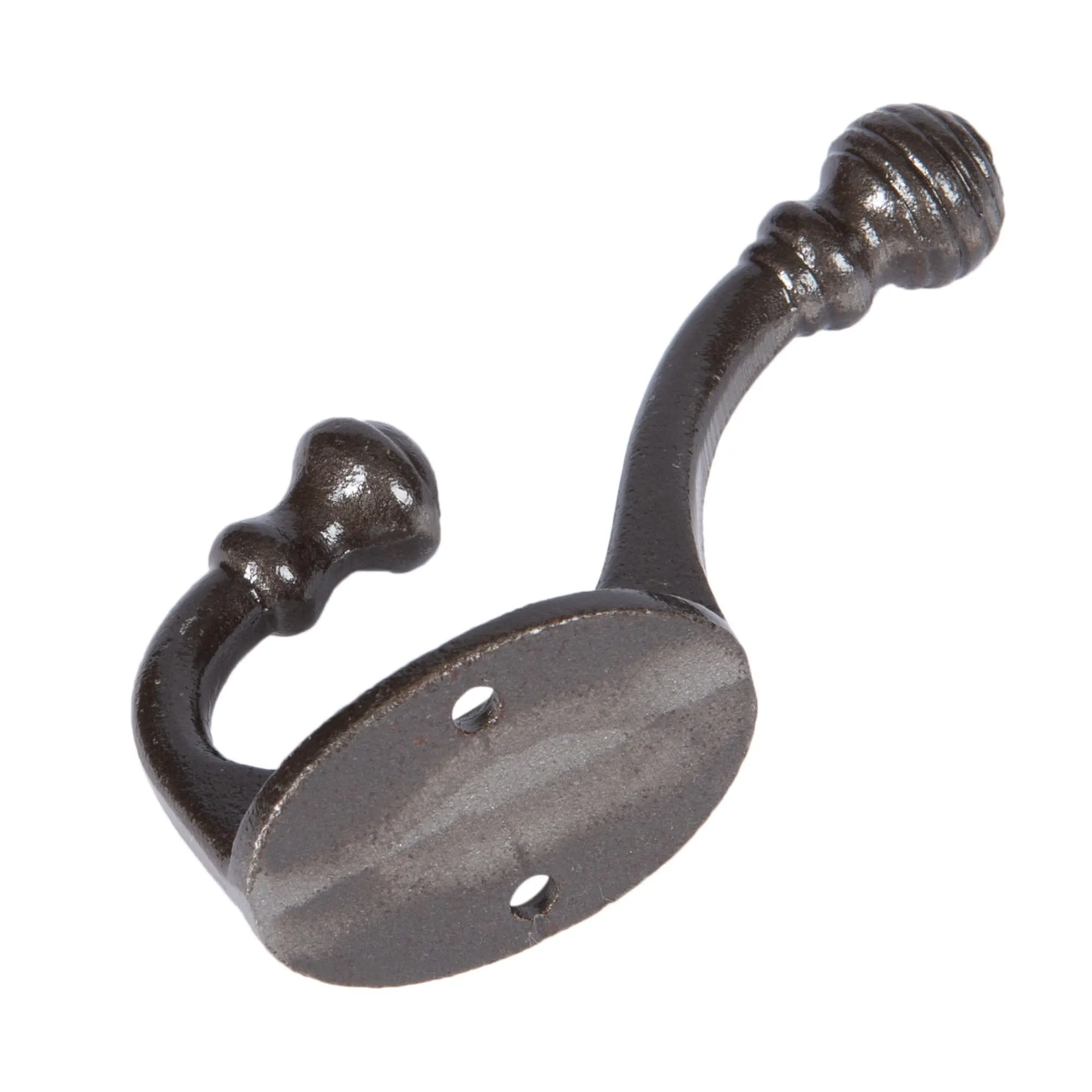30mm x 95mm Ball End Hat & Coat Hook - By Hammer & Tongs