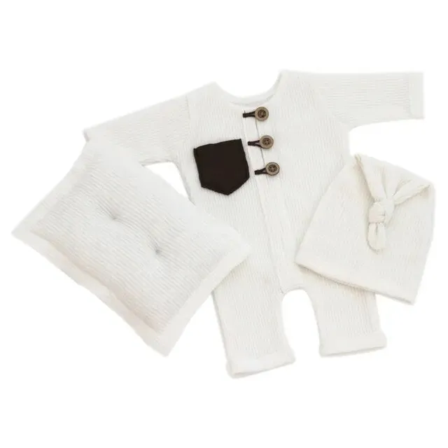3Pcs/Set Baby Bodysuit & Pillow Costume