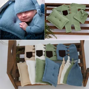 3Pcs/Set Baby Bodysuit & Pillow Costume