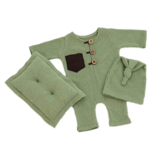 3Pcs/Set Baby Bodysuit & Pillow Costume