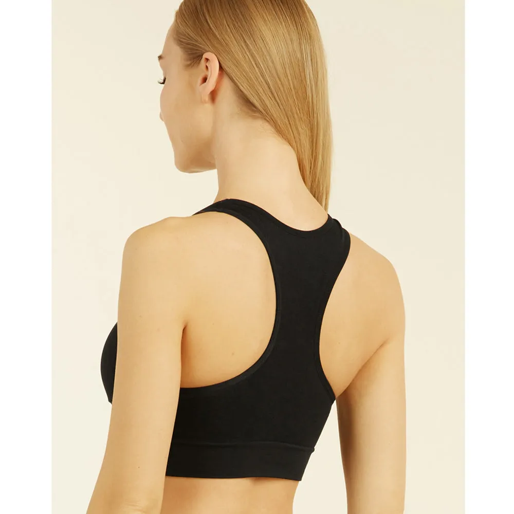 6 Women Seamless Sports Yoga Bra Crop Top Racerback Padded Assorted One Size Lot