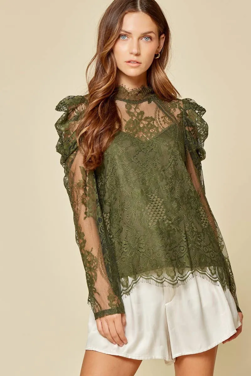 A-Line Lace Blouse
