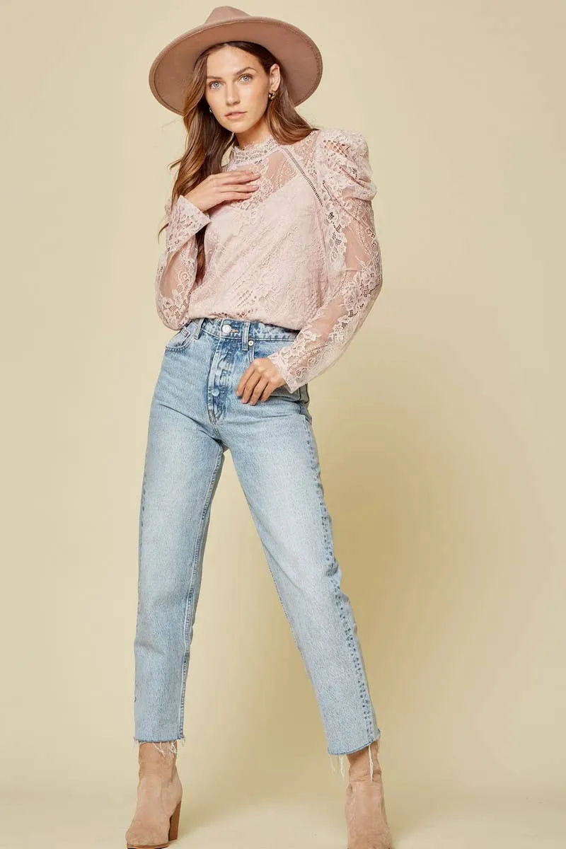 A-Line Lace Blouse