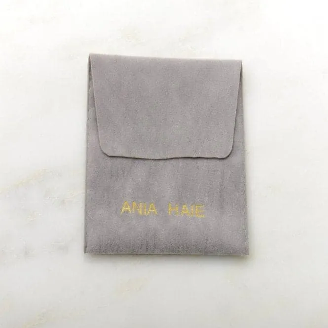 Ania Haie Gold Large Oval Huggies E059-08G