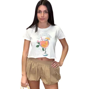 Apertivo Lemonade Crop Tee