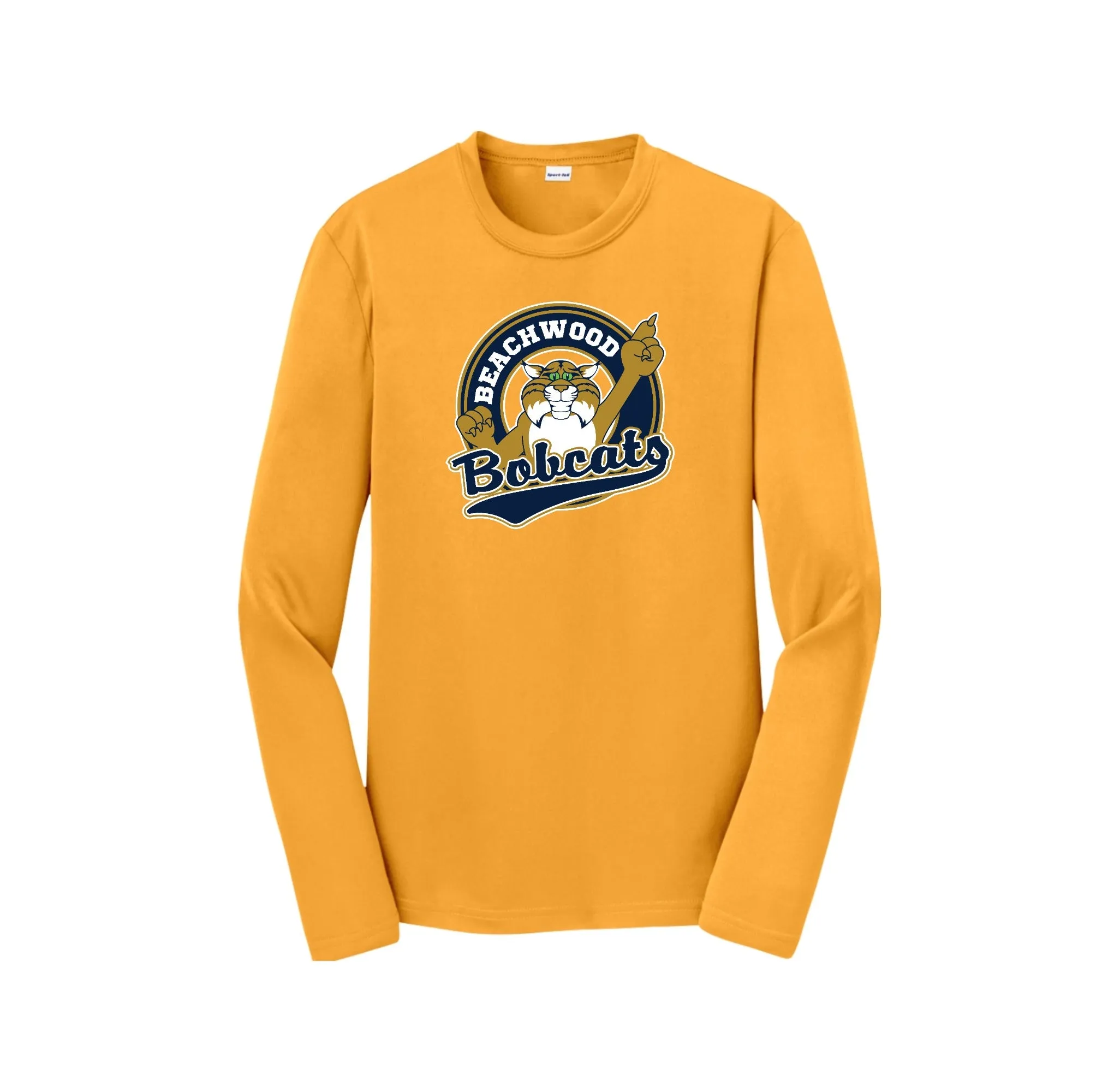Beachwood Elementary Spirit Wear 2024-25 On-Demand Store-Youth Unisex Dri-Fit Long Sleeve Tee On-Demand Circle