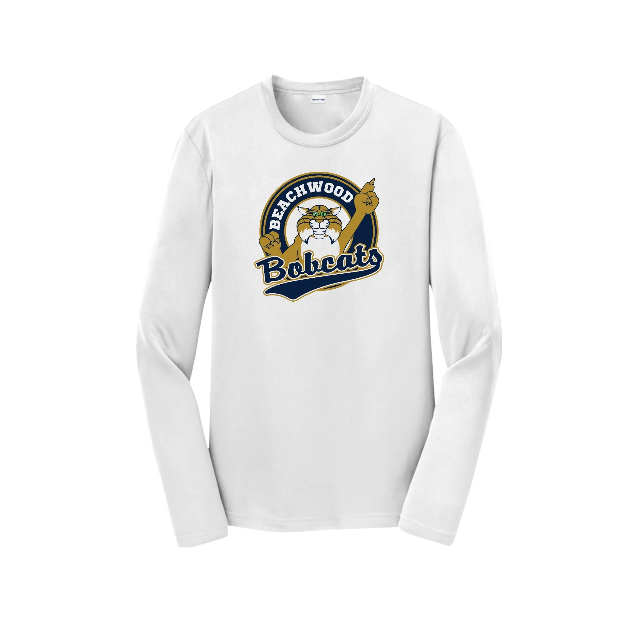 Beachwood Elementary Spirit Wear 2024-25 On-Demand Store-Youth Unisex Dri-Fit Long Sleeve Tee On-Demand Circle