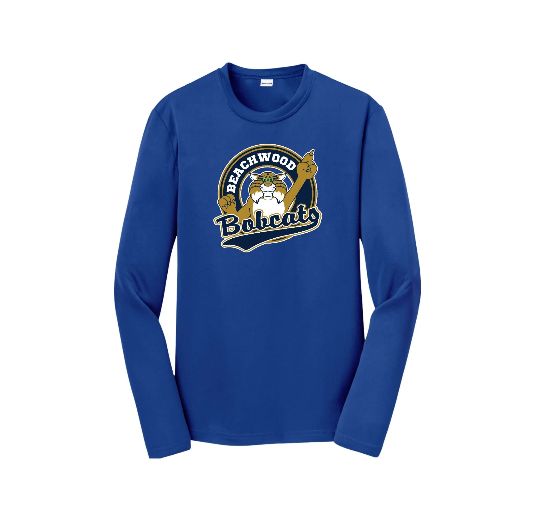 Beachwood Elementary Spirit Wear 2024-25 On-Demand Store-Youth Unisex Dri-Fit Long Sleeve Tee On-Demand Circle