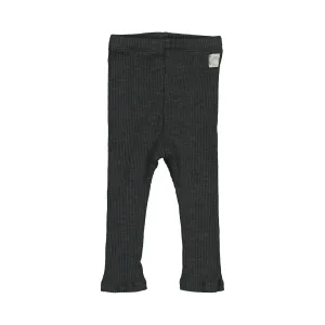 Bean's (Barcelona) - Organic Ribbed Leggings - Charcoal