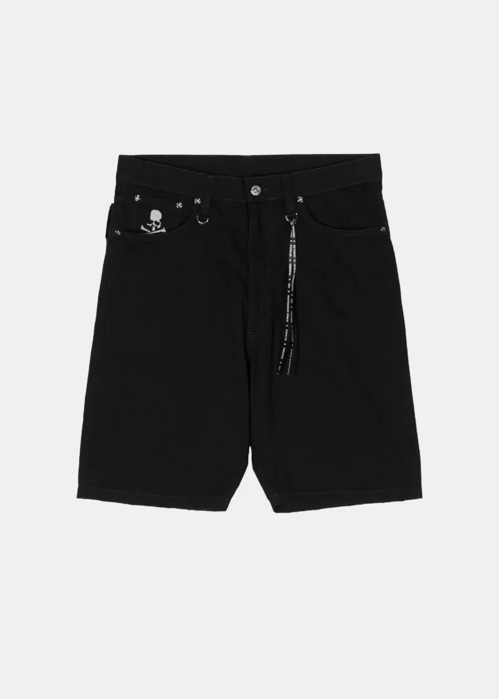 Black Denim Shorts