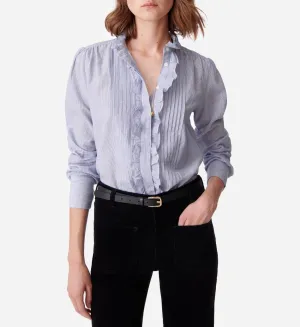 Blouse Nicolas - White Et Blue