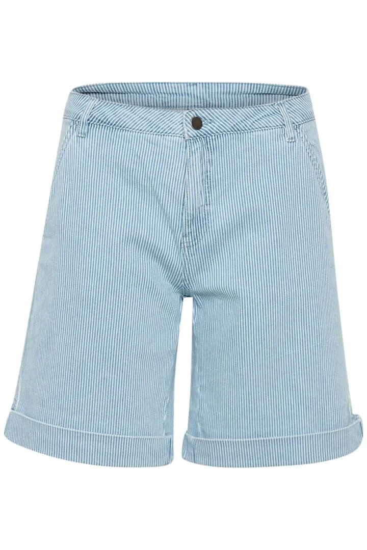 BLUE SHORTS WITH POCKETS