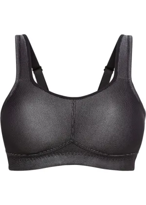 bpc bonprix collection strong support sports bra, black