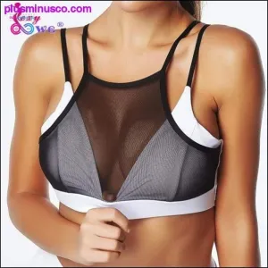 Breathable Sport Bras Yoga Shirts Vest Women Sexy White