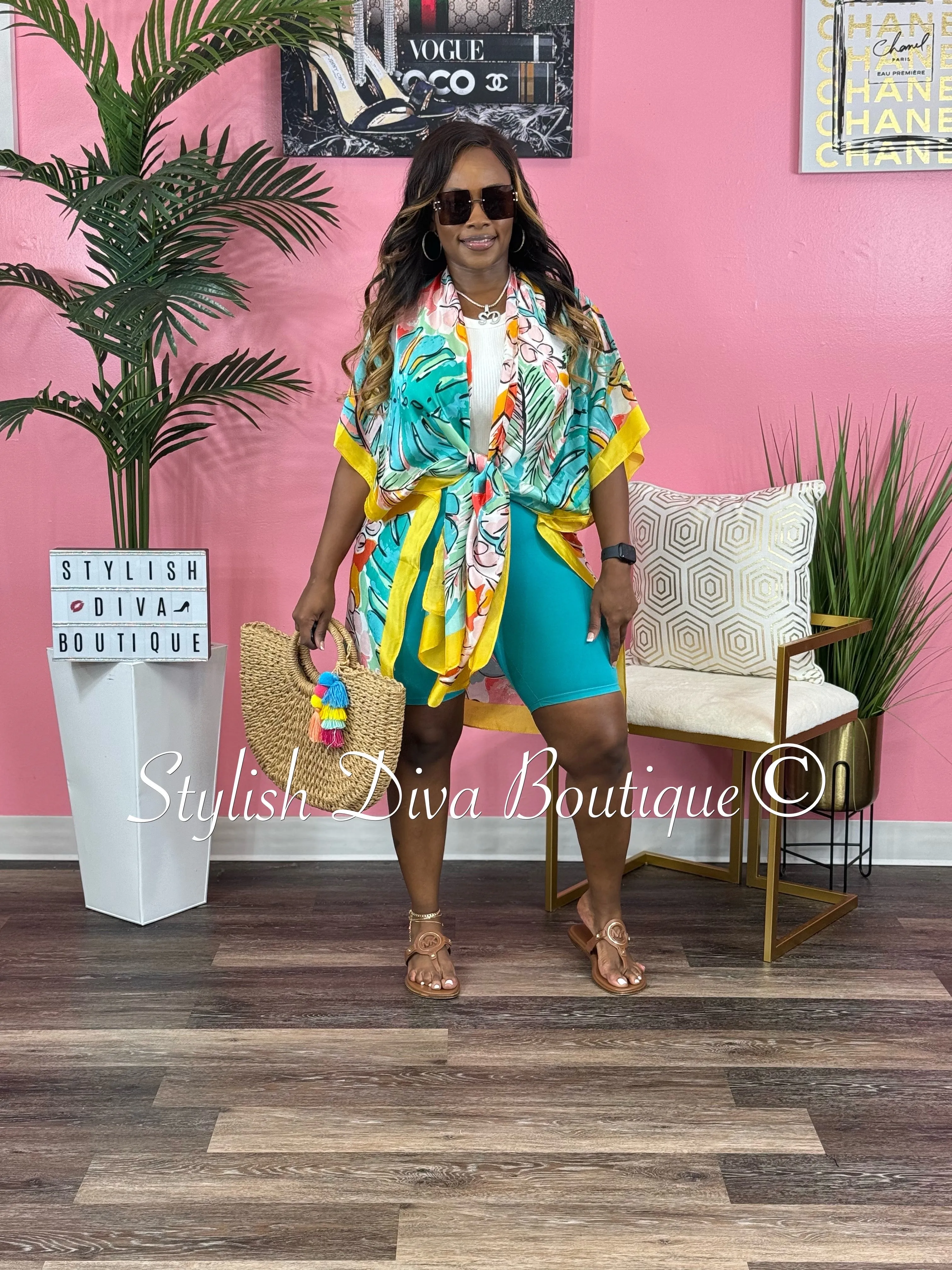 Butter Soft Biker Shorts up to 3XL (Jade)