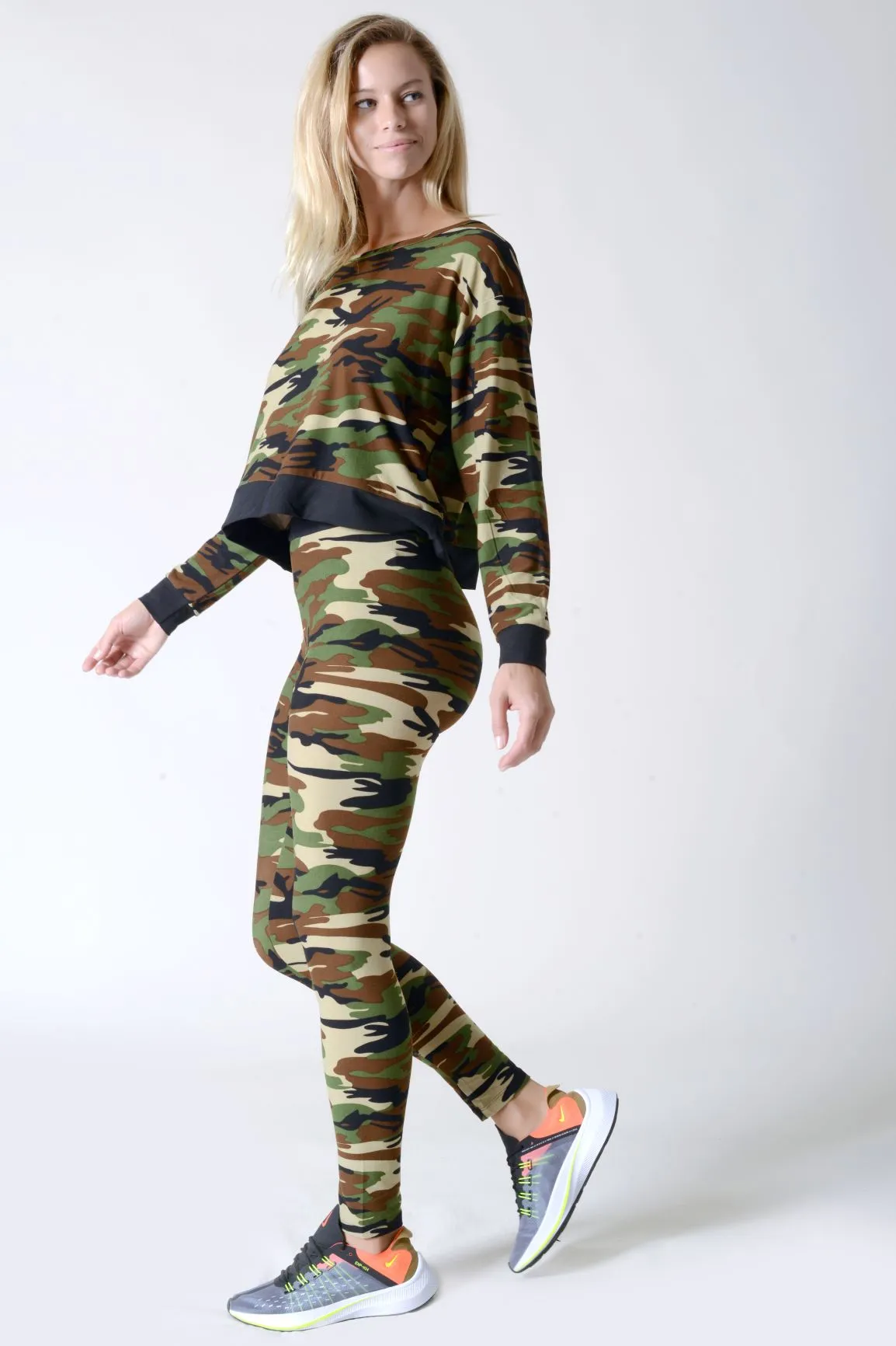 Can't Hide Camouflage Print 2-Piece Set