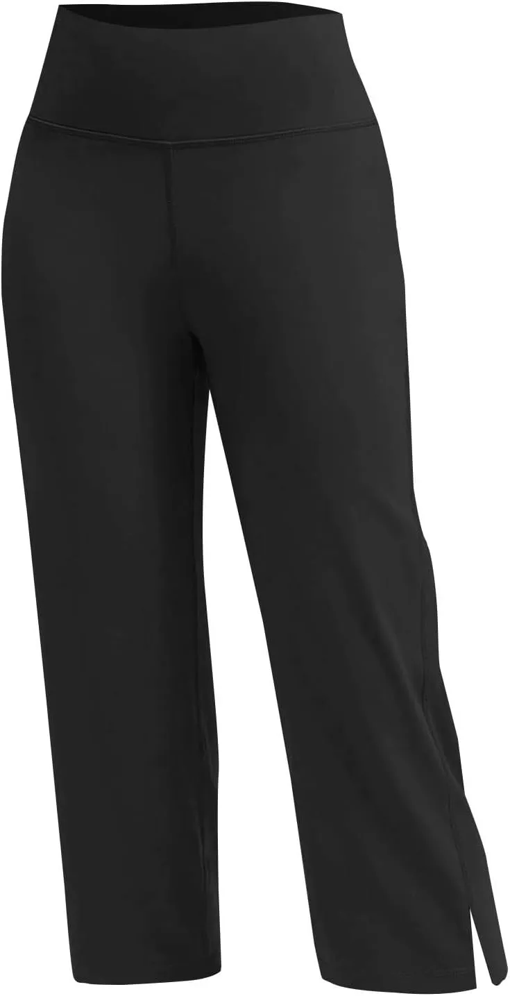 Capri Pants for Women High Waist Workout Legging with Pockets Tummy Control Leggings Crop Straight Yoga Pant