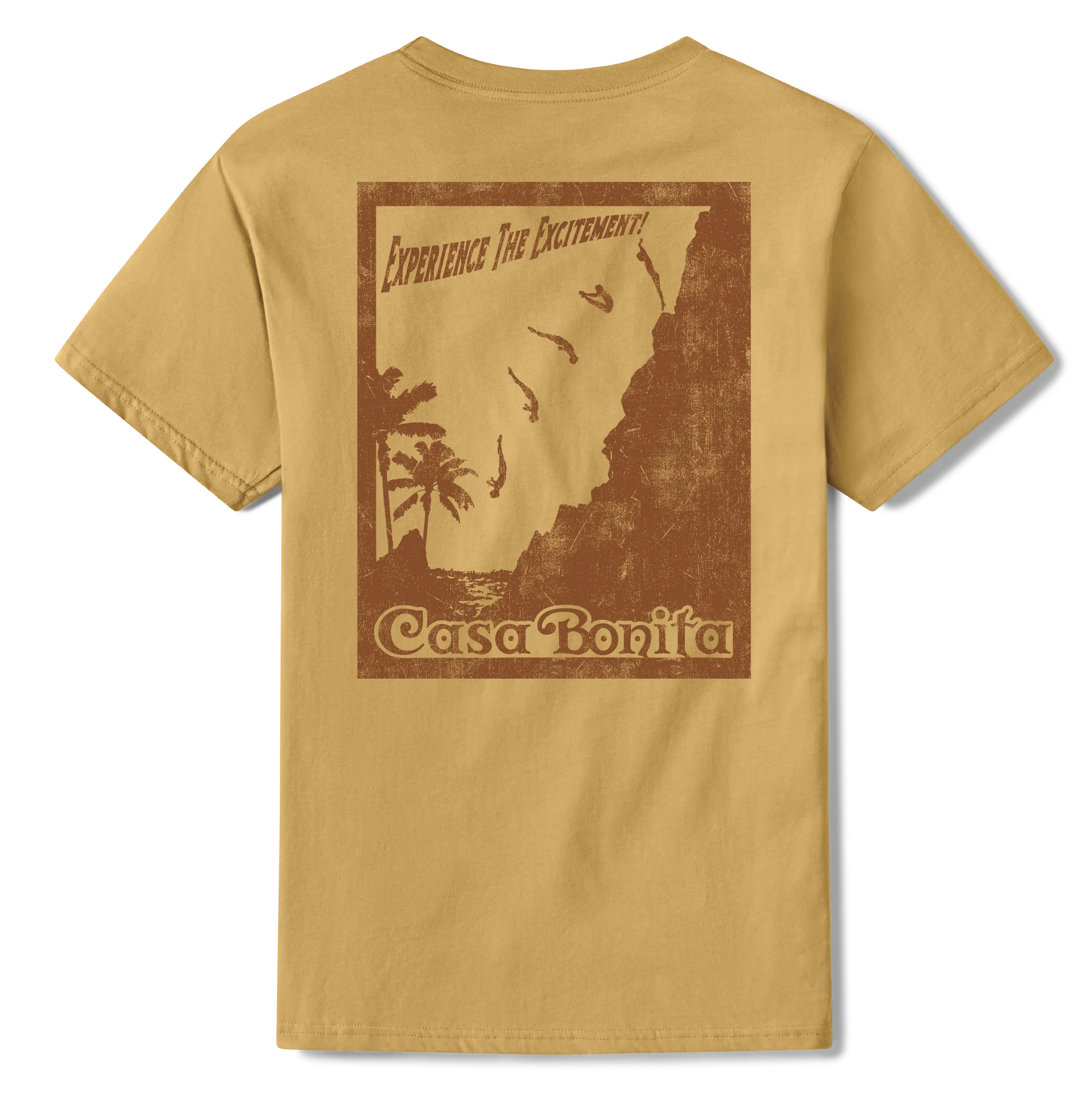 Casa Bonita Mustard Acapulco Diver T-Shirt