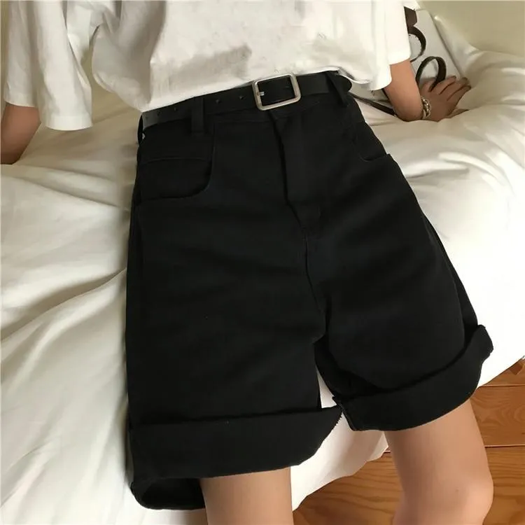 CHIC CASUAL DENIM SHORTS