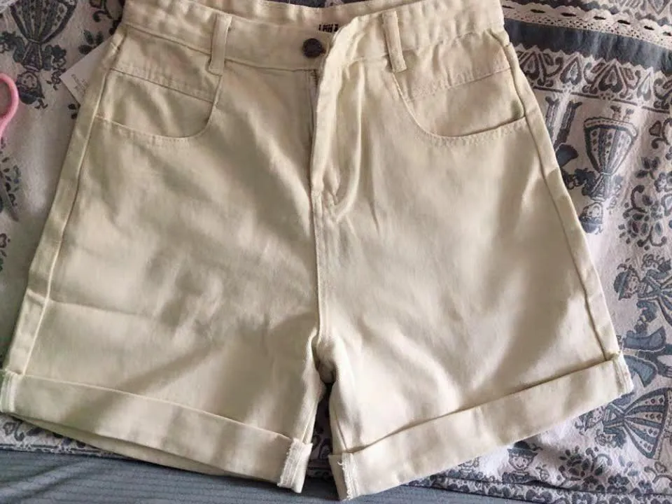 CHIC CASUAL DENIM SHORTS