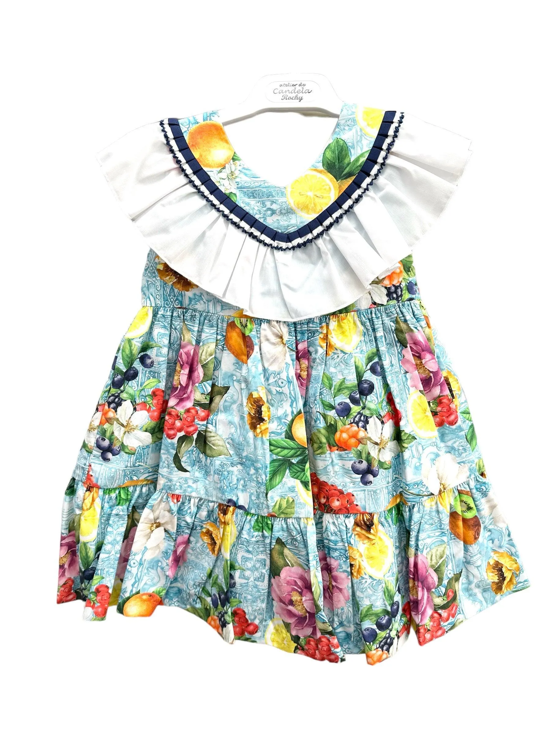 CLEARANCE SALE - Rochy SS24 - Girls Floral Print & Lemons Dress