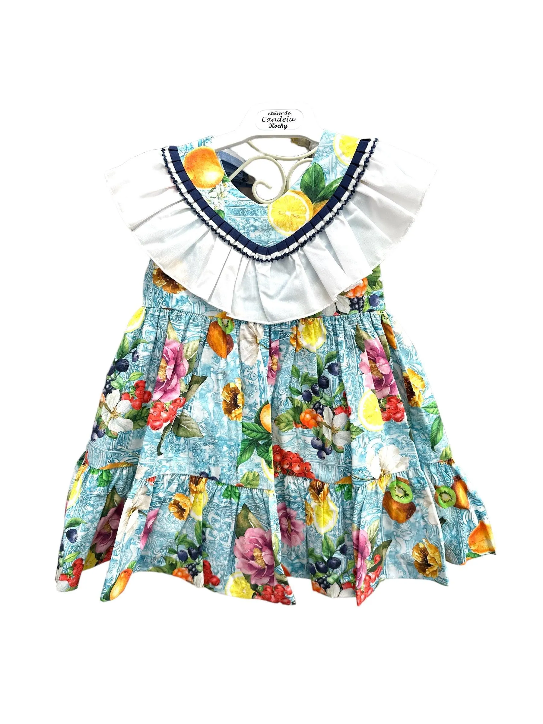 CLEARANCE SALE - Rochy SS24 - Girls Floral Print & Lemons Dress