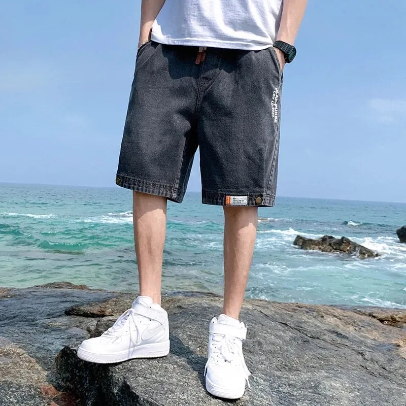 Cotton Jeans Shorts