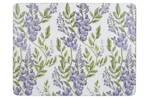 Creative Tops Wisteria Premium Rectangular Placemat | 6 Pack