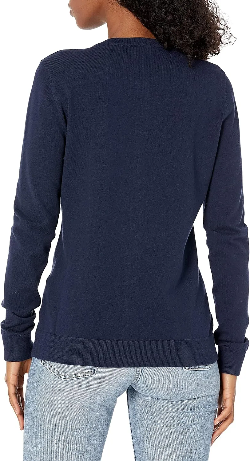 Cutter & Buck Women's Soft Cotton Blend Lakemont Long Sleeve Cardigan Sweater
