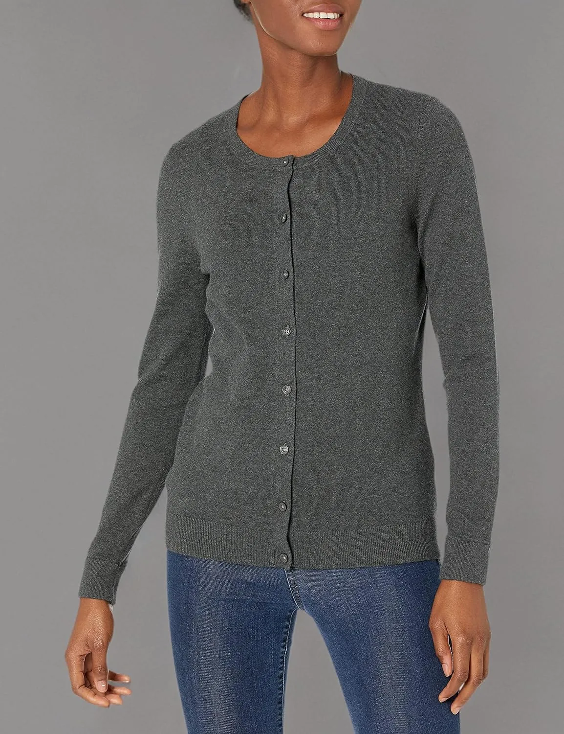 Cutter & Buck Women's Soft Cotton Blend Lakemont Long Sleeve Cardigan Sweater