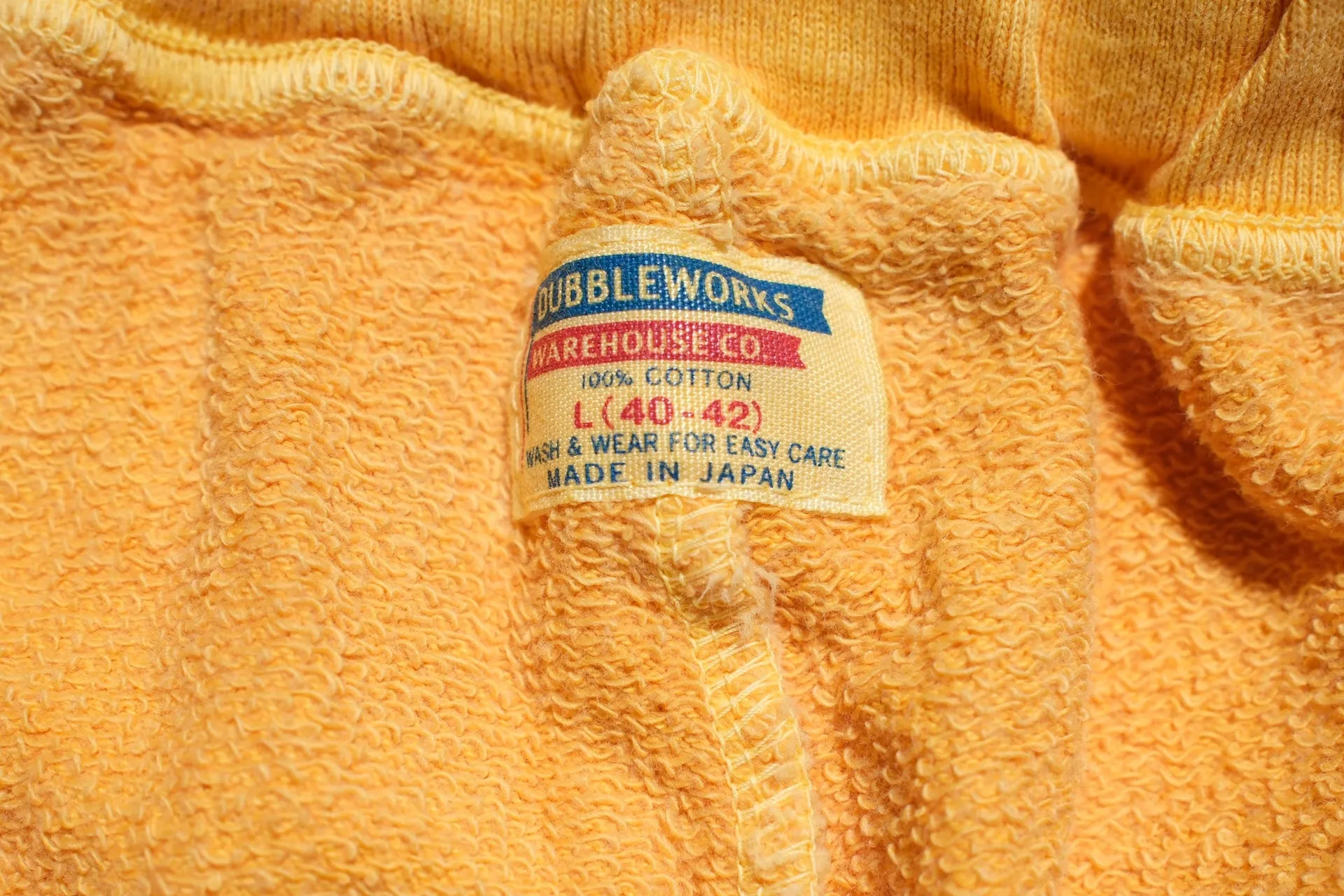 Dubble Works Tubular 'Pigment Dyed' Sweat Shorts (Gold)