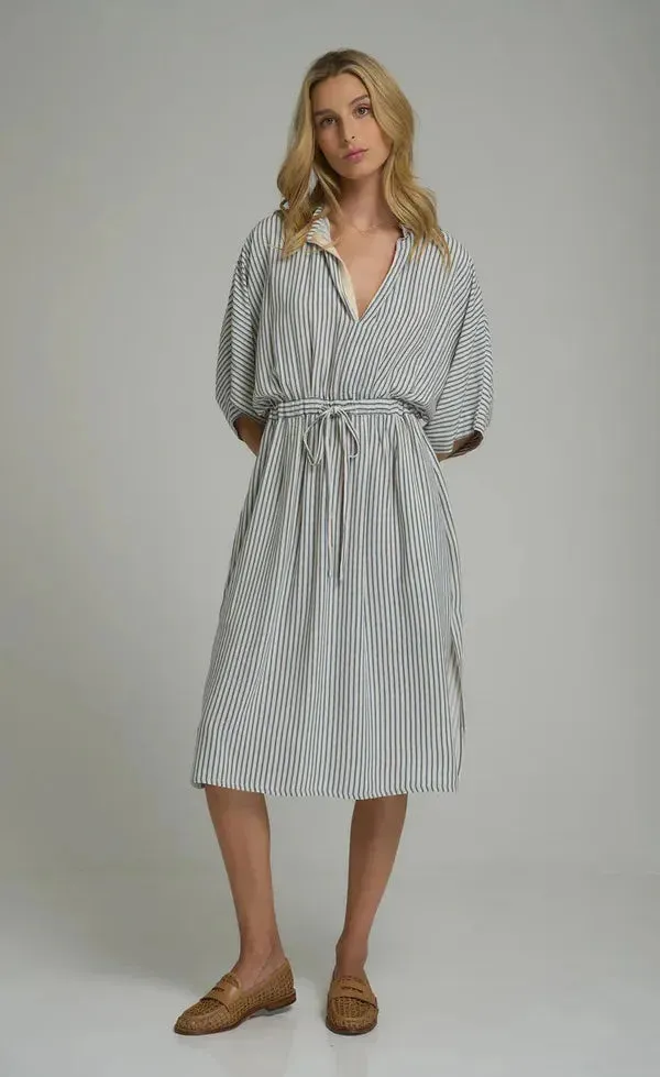 Else Dress - Cheshire Stripe / Blue