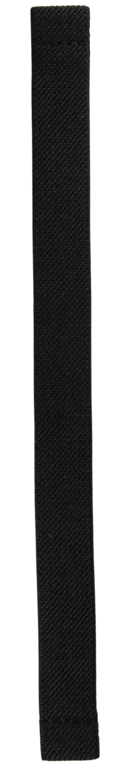 Extra Thin Solid Black Elastic Watch Band